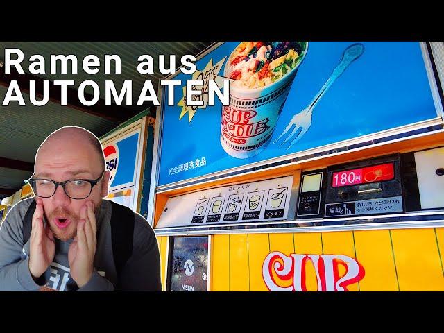 Die kuriosesten Automaten in Japan (Ramen aus dem Automaten!)