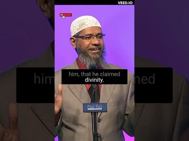 JESUS WAS NOT KILLED NEITHER CRUCIFIED | DR.ZAKIR NAIK #shorts