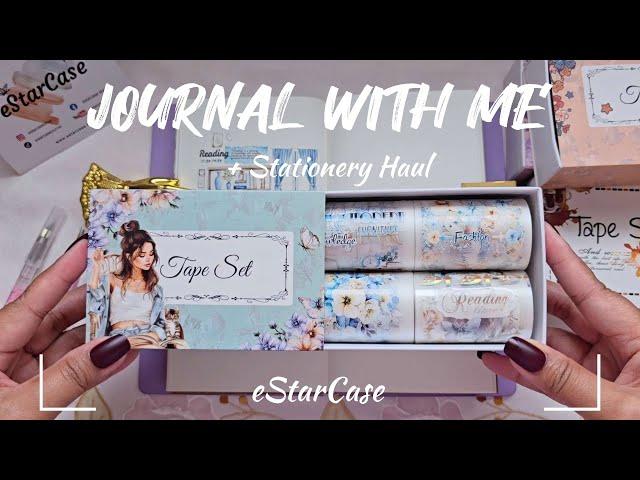 ASMR Journaling (4 Journals) + Unboxing ft @estarcase