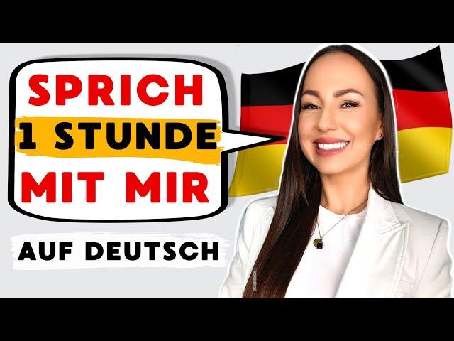 ️Sprich mit mir: 1 Stunde Deutsch lernen (verbessere deinen Wortschatz und Aussprache)