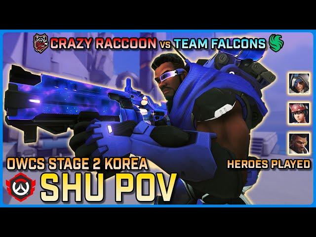 [ Shu ] Crazy Raccoon vs Team Falcons | Playoffs | OWCS Korea Stage 2