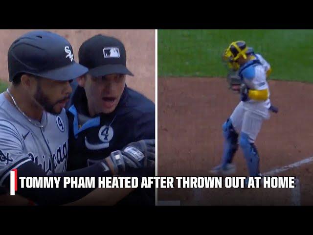 White Sox broadcaster HEATED with Tommy Pham after he was thrown out at the plate  | ESPN MLB