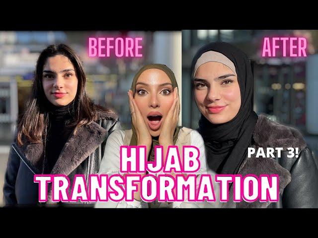 NON HIJABIS TRYING THE HIJAB FOR THE FIRST TIME! PART 3 (with a surprise!)