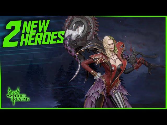 2 New Heroes added to the Test Server! || Watcher of Realms