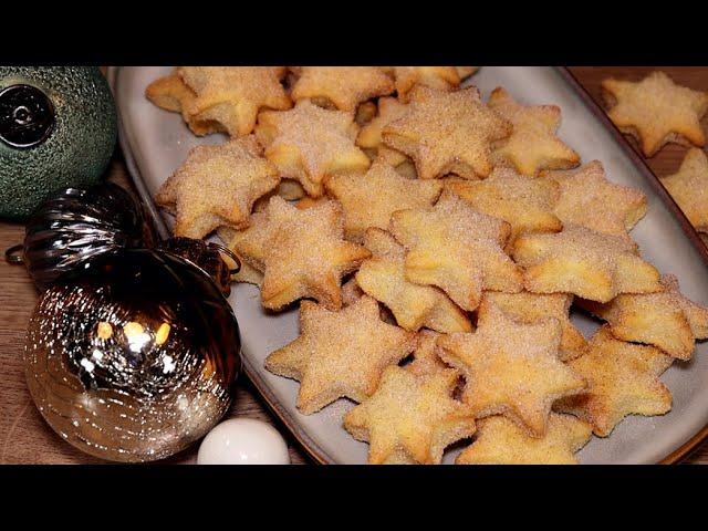 Schmandplätzchen - Teig ohne Zucker / Easy Christmas Cookie Recipe