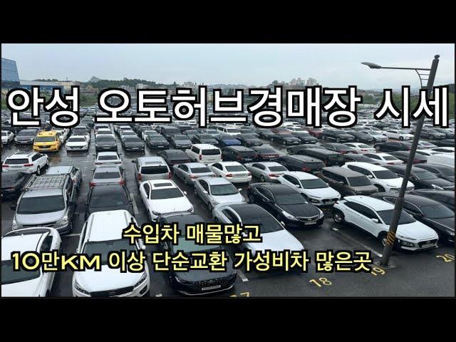 정보가 실력이다 8월 중고차경매 시세시리즈 (안성 오토허브)