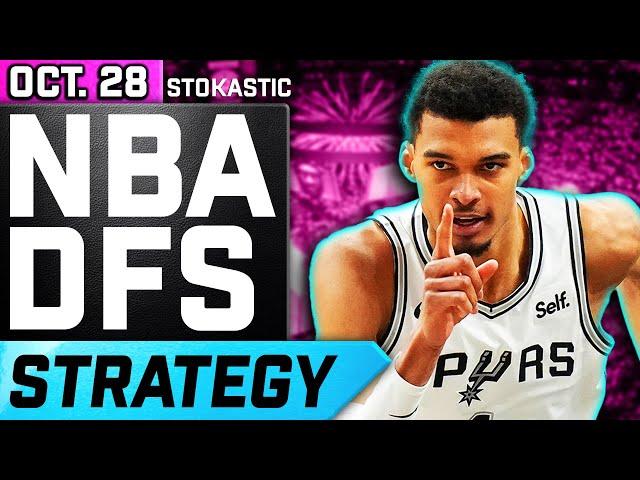 NBA DFS Strategy Monday 10/28/24 | DraftKings & FanDuel NBA Lineup Picks