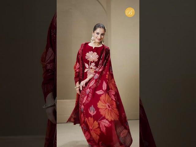 Manzil Heavy Handwork Pure Mal Cotton Dupatta Dress Material | #wholesaleclothing #dressmaterial