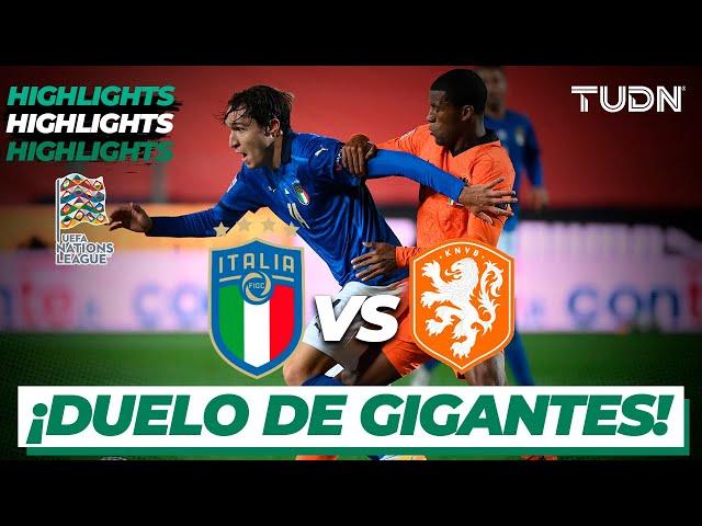 Highlights | Italia vs Holanda | UEFA Nations League 2020 | TUDN