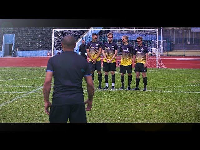 freekickerz vs Roberto Carlos  Free Kick Shootout