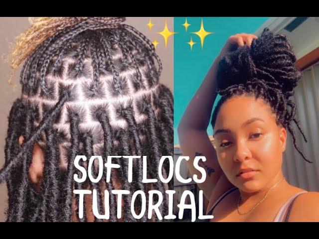 SUPER EASY SOFT LOCS TUTORIAL (BOBBY BOSS NU LOCS)