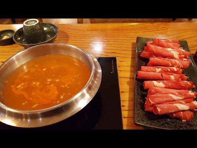 서울7호선 상동역 맛집: 소고기 샤브샤브 (바르미 샤브샤브 상동점) Korean food