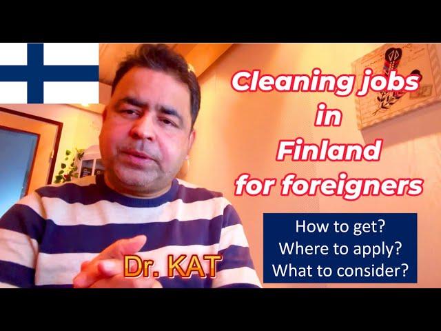 Cleaning jobs for foreigners in Finland || @DesiTeacherinFinland