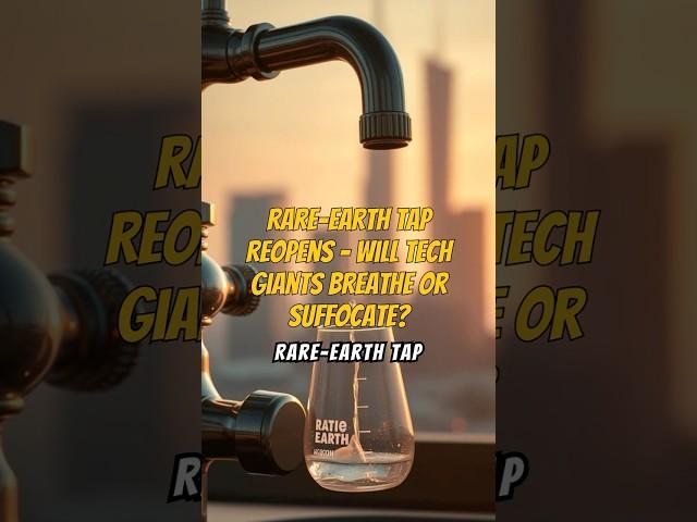 Rare-Earth Tap Reopens – Will Tech Giants Breathe or Suffocate?