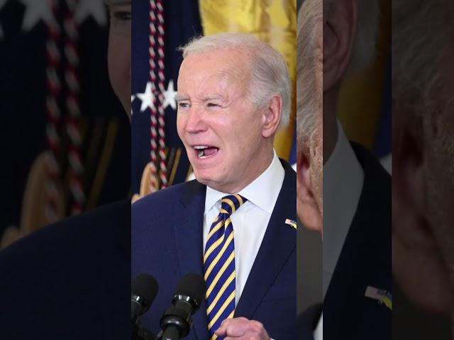 Mit Drohungen gegen Ukraine-Hilfen: Biden wirft Trump Sabotage vor