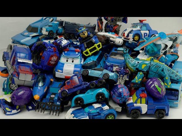 Optimus Prime Blue Car Transformers Hellocarbot Tobot Color тобот #трансформеры Truck Car Robot Toys