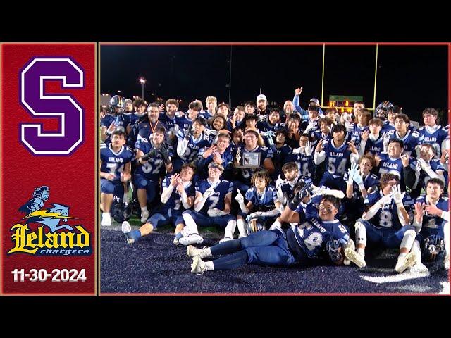 !!HIGHLIGHTS!! Sequoia vs Leland FB 11-30-2024