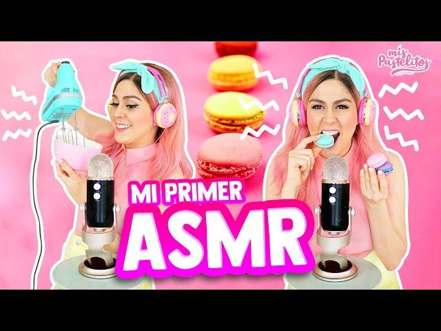 HACIENDO MACARONS EN ASMR SÚPER SATISFACTORIO | MIS PASTELITOS