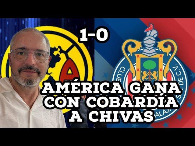  América gana cobardemente el Clásico Nacional a Chivas 