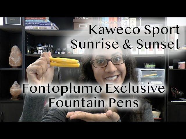 Kaweco Sport Sunrise & Sunset Fontoplumo Exclusive Fountain Pens