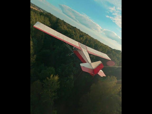 light aircraft + FPV drone #shorts