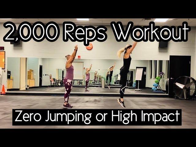 2000 Reps Full Body Workout | Zero Jumping or High Impact