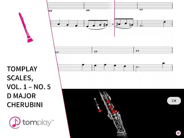 Clarinet Scales - No. 5 D Major by Cherubini 