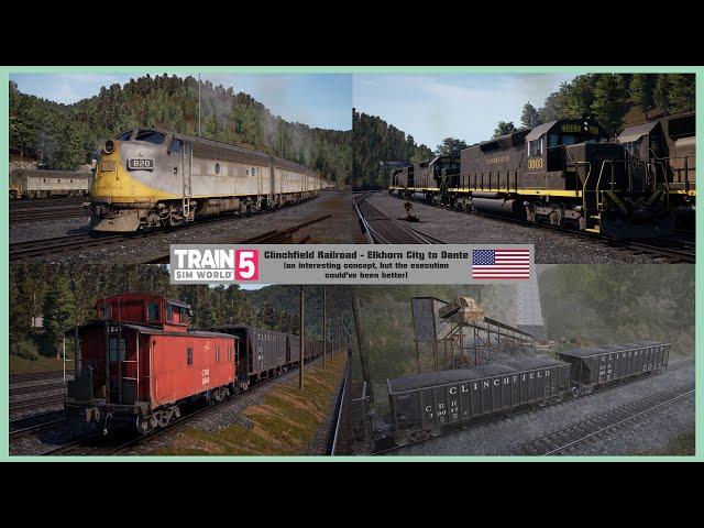 Clinchfield Railroad review ~ Train Sim World 5