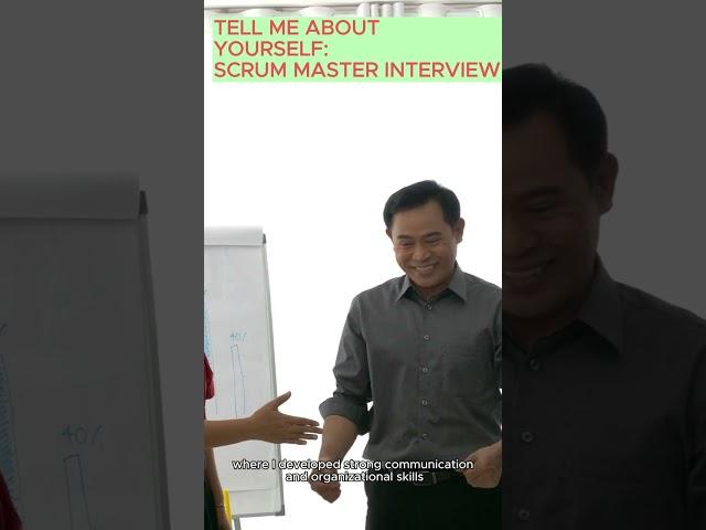 Tell Me About Yourself : Scrum Master Interview Questions And Answers |  YT short