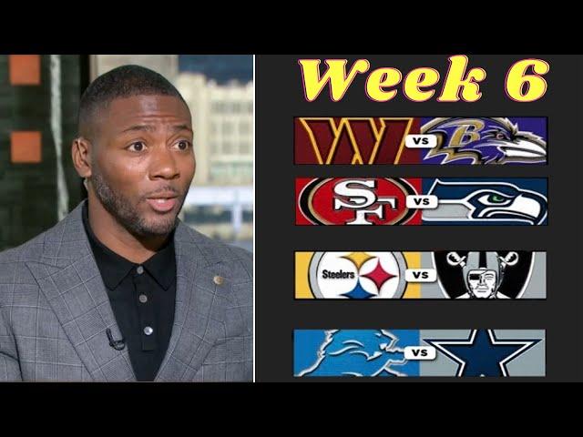 Ryan Clark on NFL Week 6: Commanders vs Ravens, Cowboys vs Lions & 49ers vs Seahawks; Steelers QB1