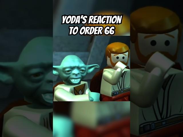 Yoda’s Reaction Is Kinda Funny  #LEGO #Shorts