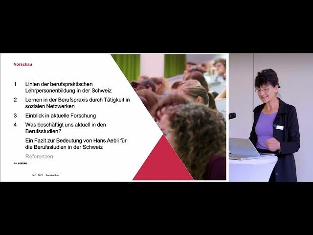 Professionalisierung von Lehrpersonen durch Berufspraktische Studien | Prof. Dr. Annelies Kreis