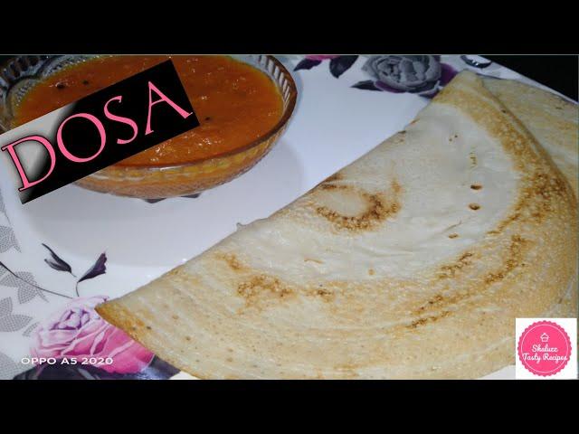 Dosa Recipe - How To Make Plain Dosa - Plain Dosa - Dosa Kaise Banaye - Shaluzz Tasty Recipes