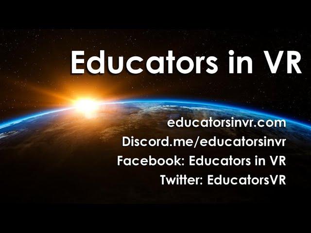 Educators in VR Workshop - With Michael Casale of StriVR