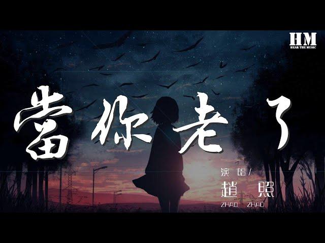 趙照 - 當你老了『當你老了 頭髮白了』【動態歌詞Lyrics】