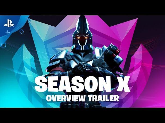 Fortnite Season X | Battle Pass Gameplay Overview Trailer | PS4