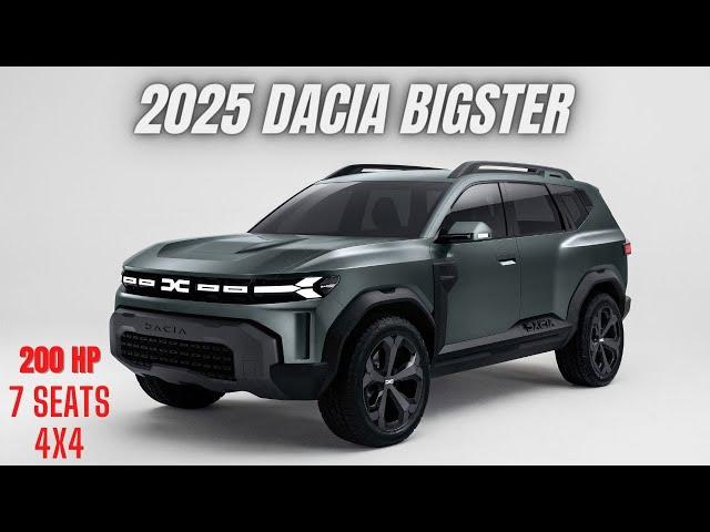 2025 Dacia BIGSTER - Full Details!!!