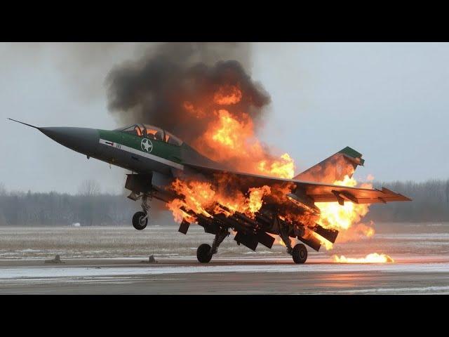 Just Happened, The First Air Combat between US F-16 and Russian SU-34, see what happened!