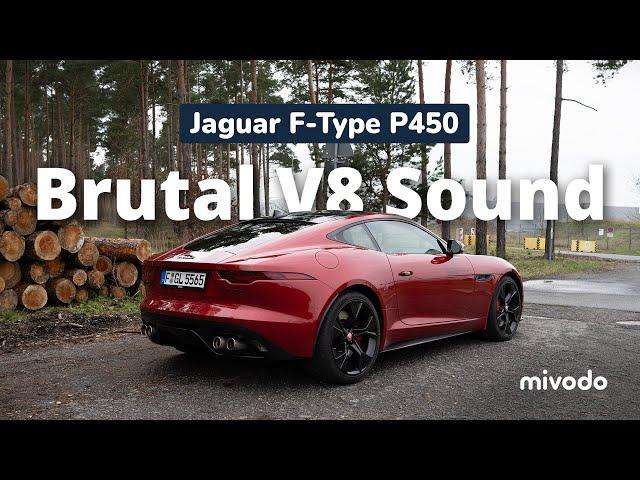 Jaguar F-Type P450 (2023) Sound & Drive - Brutal V8 Sound Despite OPF!