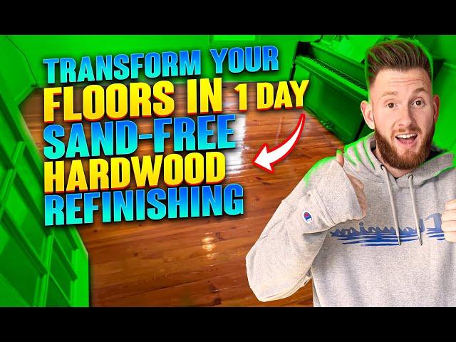 Transform Your Floors in 1 Day: Sand-Free Hardwood Refinishing - Watch Our Amazing Results!