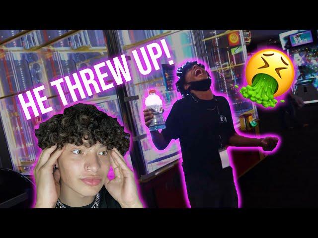 HE THREW UP IN THE ARCADE!!!!! (Nasty)  |  DEVIN ALLEN