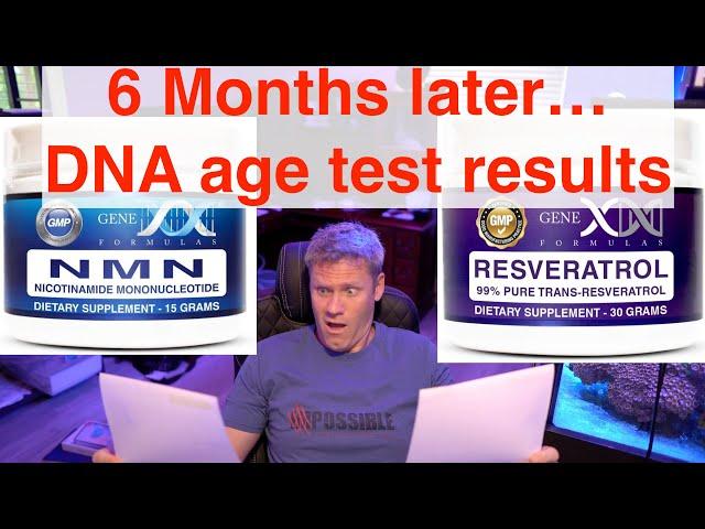 Does NMN & Resveratrol actually slow aging? | Biological DNA Age Testing Part 2