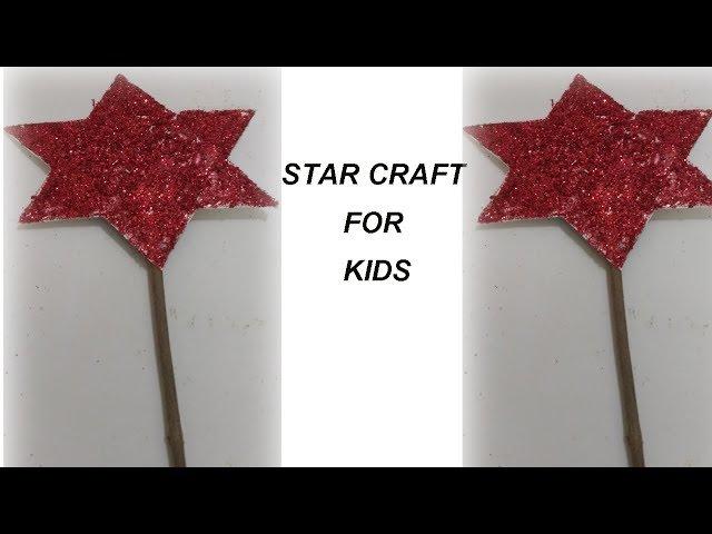 HOW TO MAKE A STAR / STAR CRAFT FOR KIDS K Creations -102