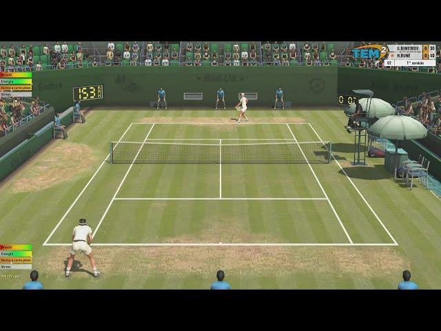 Grigor Dimitrov VS Holger Rune | Wimbledon 2023 | Tennis Elbow Manager 2 | Gameplay