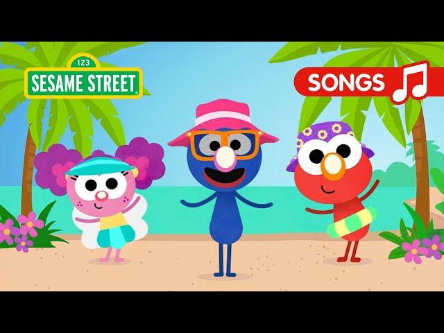 Sesame Street: Grover's Island Groove with Elmo & Abby | Summer Songs for Kids