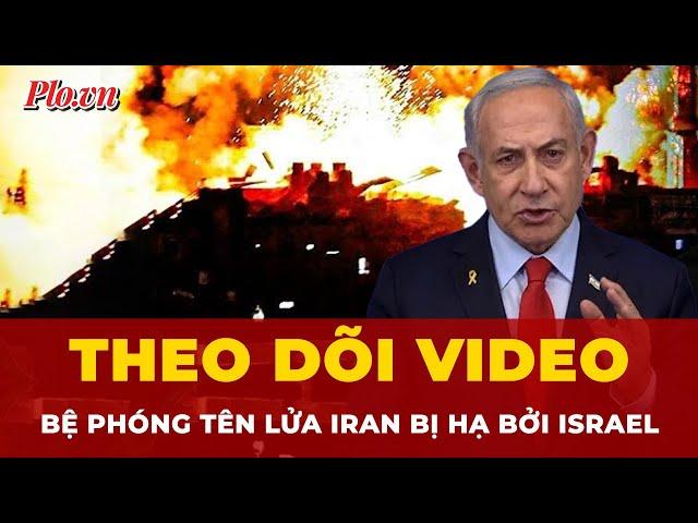 Có gì trong video Israel không kích hàng loạt bệ phóng tên lửa Iran? | Tin nhanh