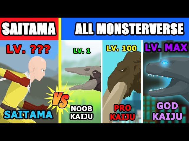 Saitama vs All MonsterVerse Kaiju | Hero Animation