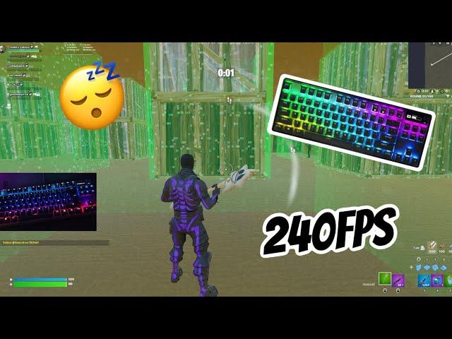 FortniteASMR🪐Purple SKULL TROOPER Apex Pro TKL