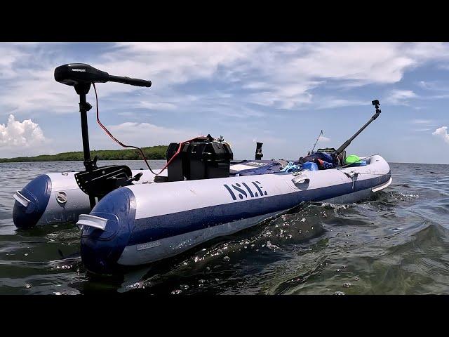 WHY? Micro Skiff Kayak Hybrid Isle Flywater 126 On The water Overview