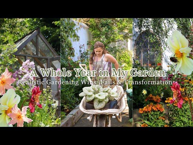 A Whole Year in My Cottage Garden: Highs, Lows, and Transformations 